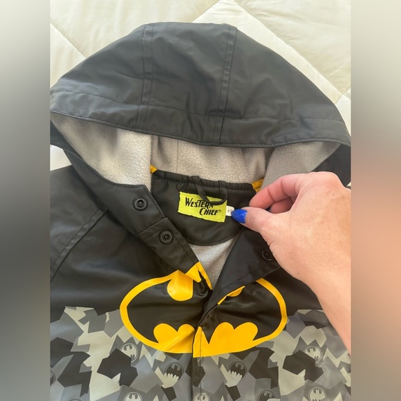 Toddler Batman Western Chief rain jacket - Picture 3 of 5